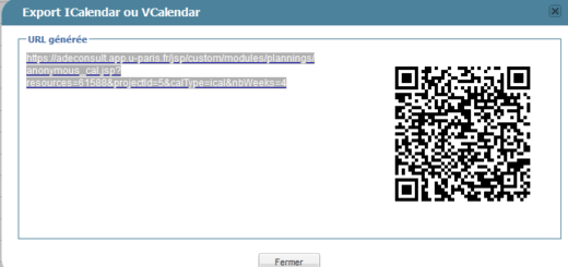Synchronisation d’agenda avec Ade – UFR Math-Info